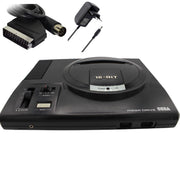 Sega Mega Drive 1 - Konsole - alle Kabel - Schwarz