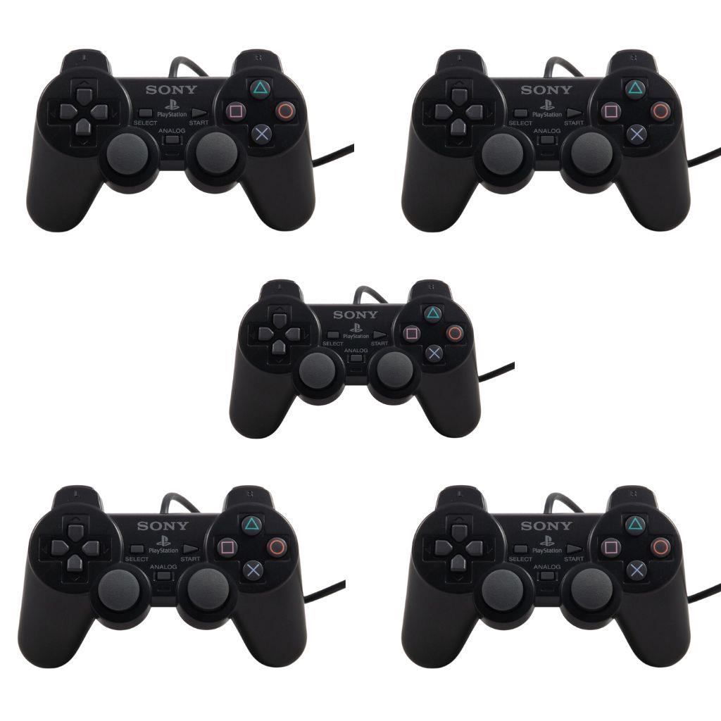 Sony PS2 PlayStation 2 - 5 Original Controller DualShock 2 - SCPH-10010 - Defekt
