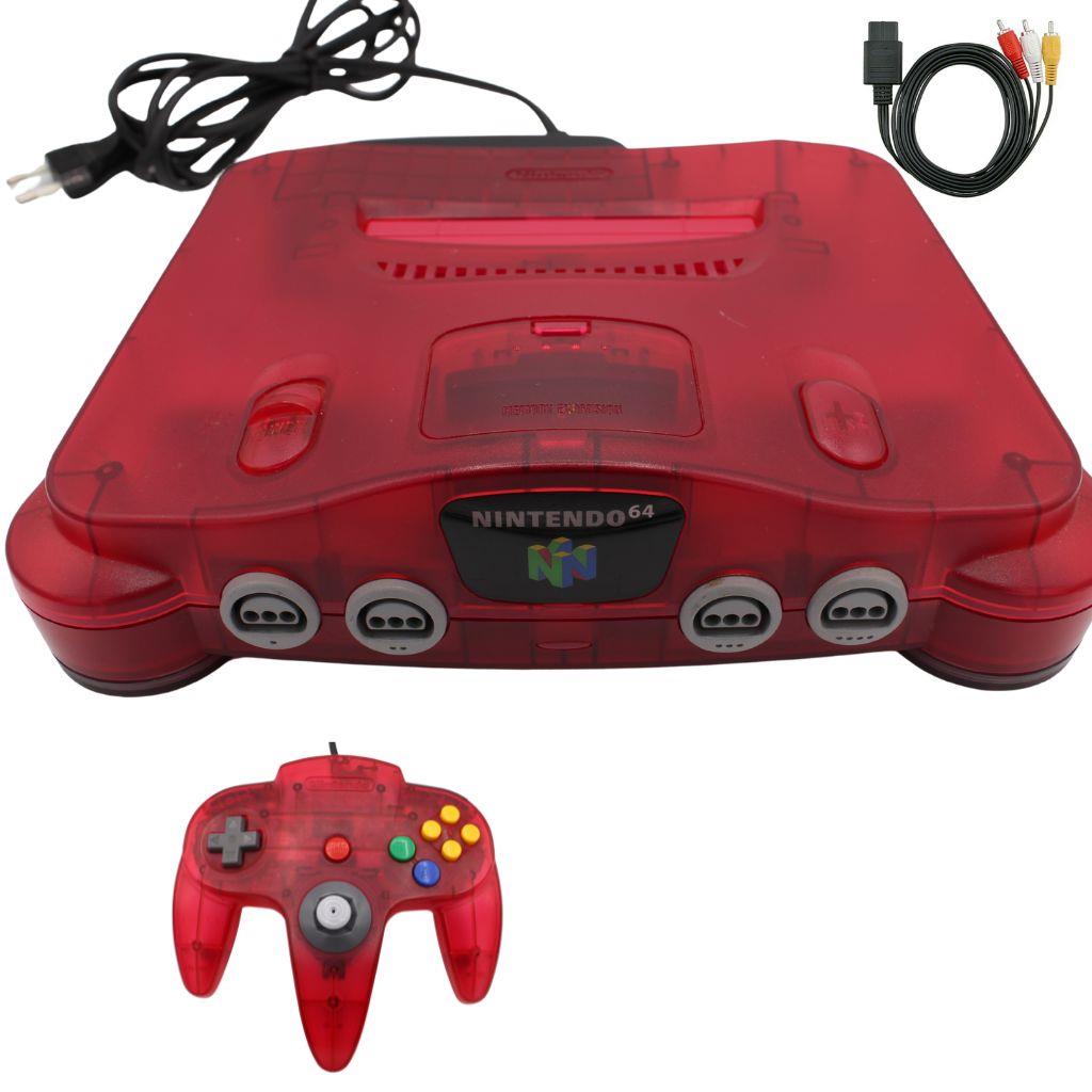 Nintendo 64 - Konsole - 1 Controller - Watermelon Red