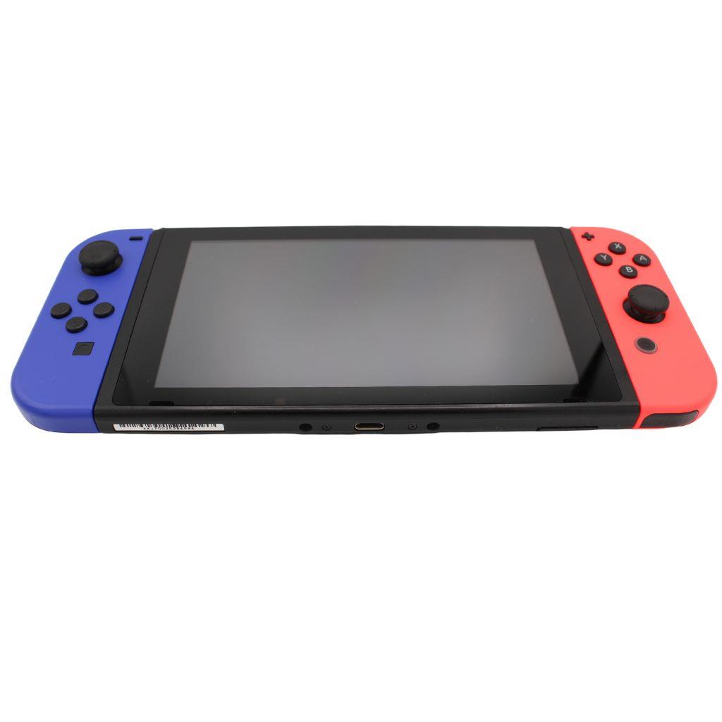 Nintendo Switch Konsole V2 - Blau/Neon-Rot - nur Konsole