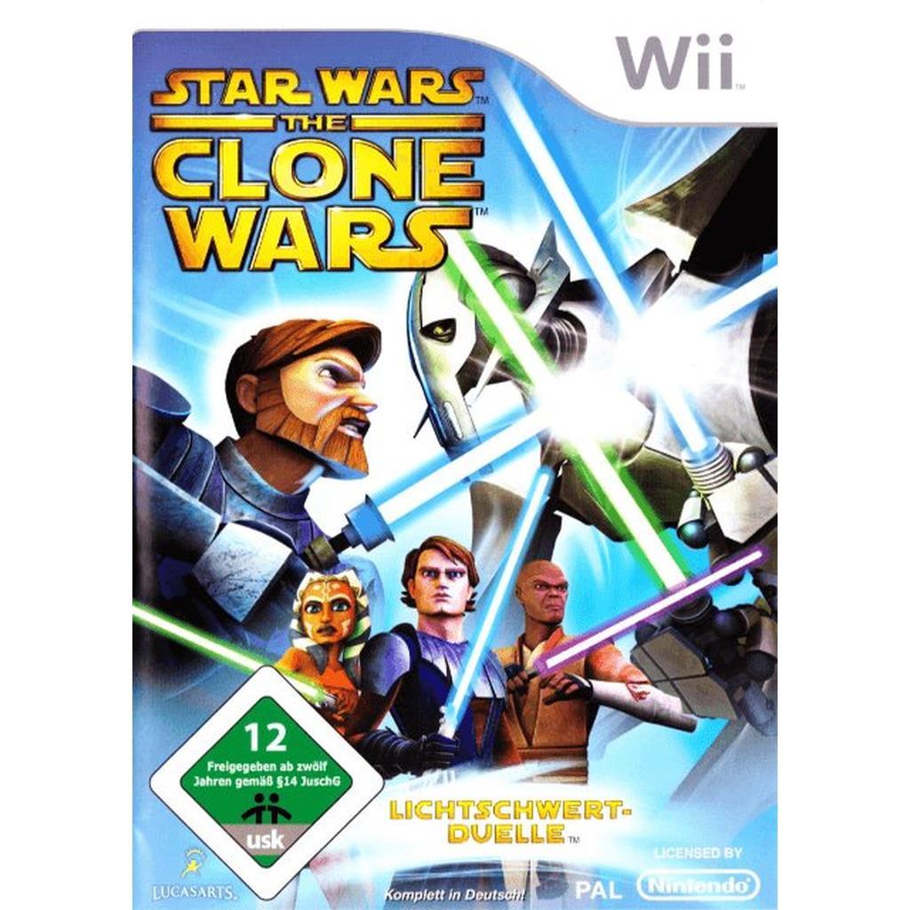 Nintendo Wii - Star Wars The Clone Wars: Lichtschwert-Duelle