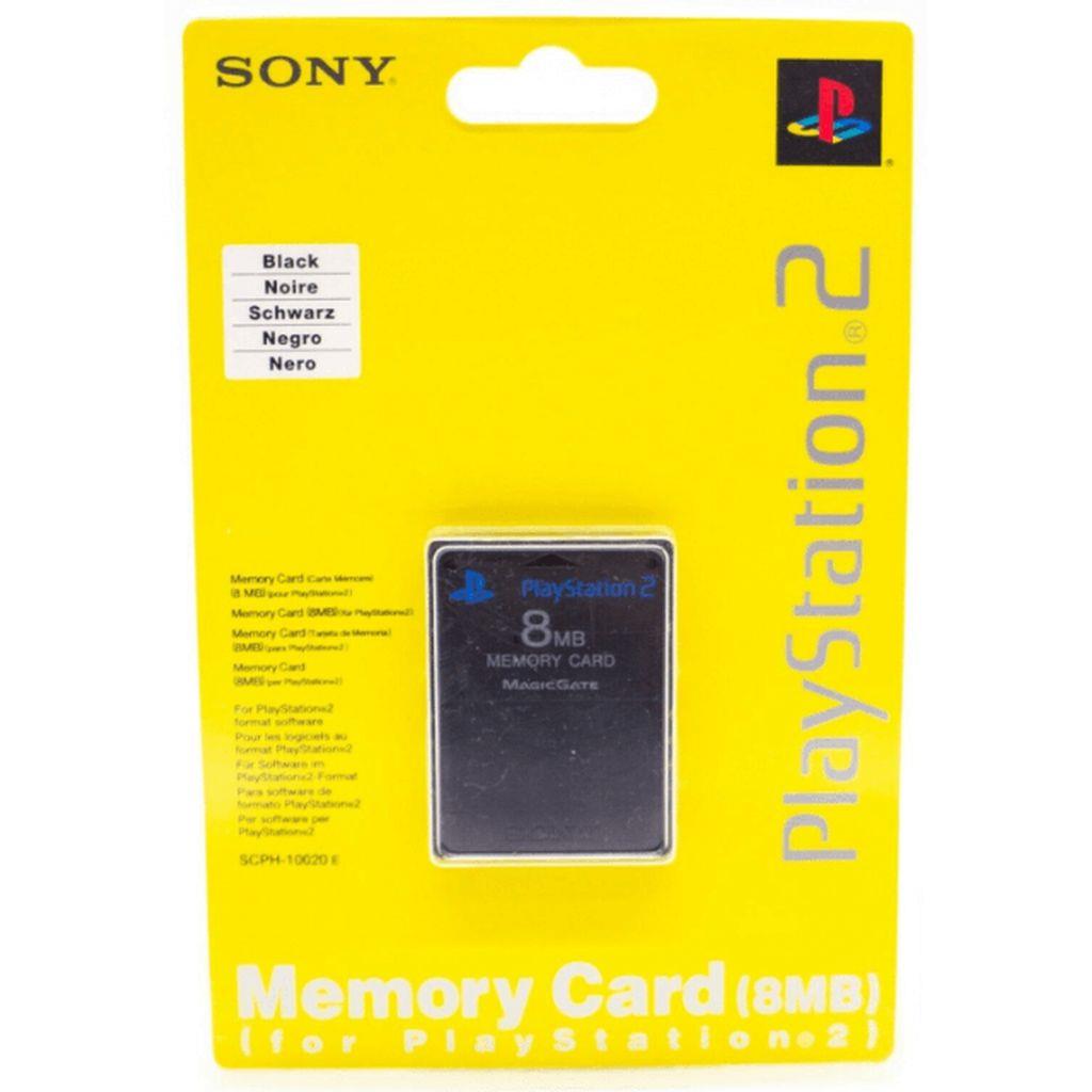 Sony Playstation 2 - Original Sony Memory Card 8MB - Schwarz - Neu / Sealed