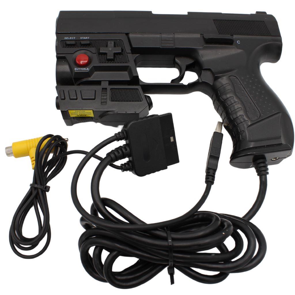 PS2 PlayStation 2 - Gaming Light Gun - Schwarz