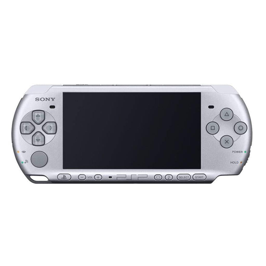 Sony PlayStation Portable PSP - Handheld Konsole - 3004 - mit Ladekabel - Silber