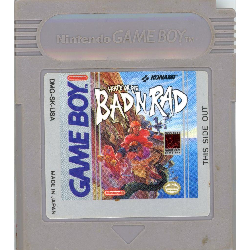 Nintendo Game Boy - Skate or Die: Bad 'N Rad US Version