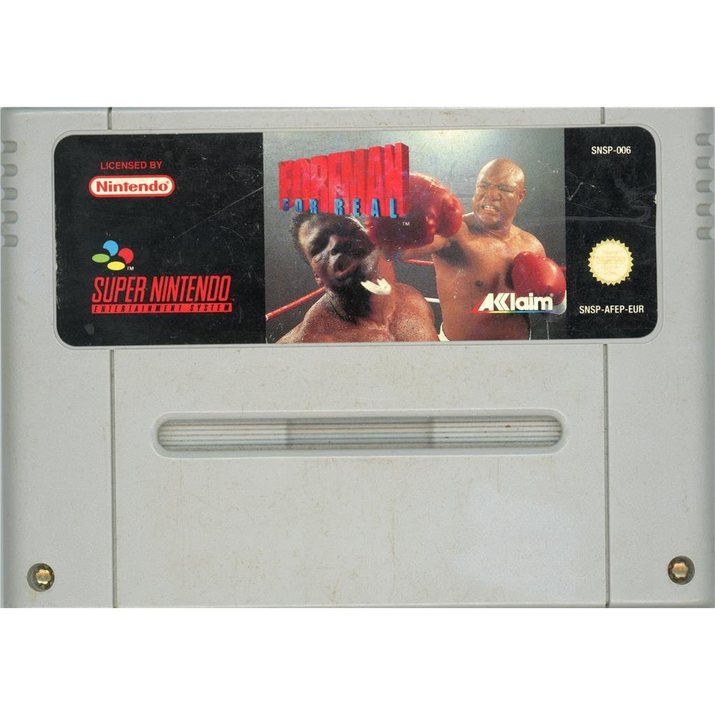 Nintendo SNES - Foreman For Real