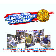 Nintendo SNES - International Superstar Soccer Deluxe