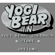 Nintendo Game Boy - Yogi Bear in Yogi Bear's Goldrush
