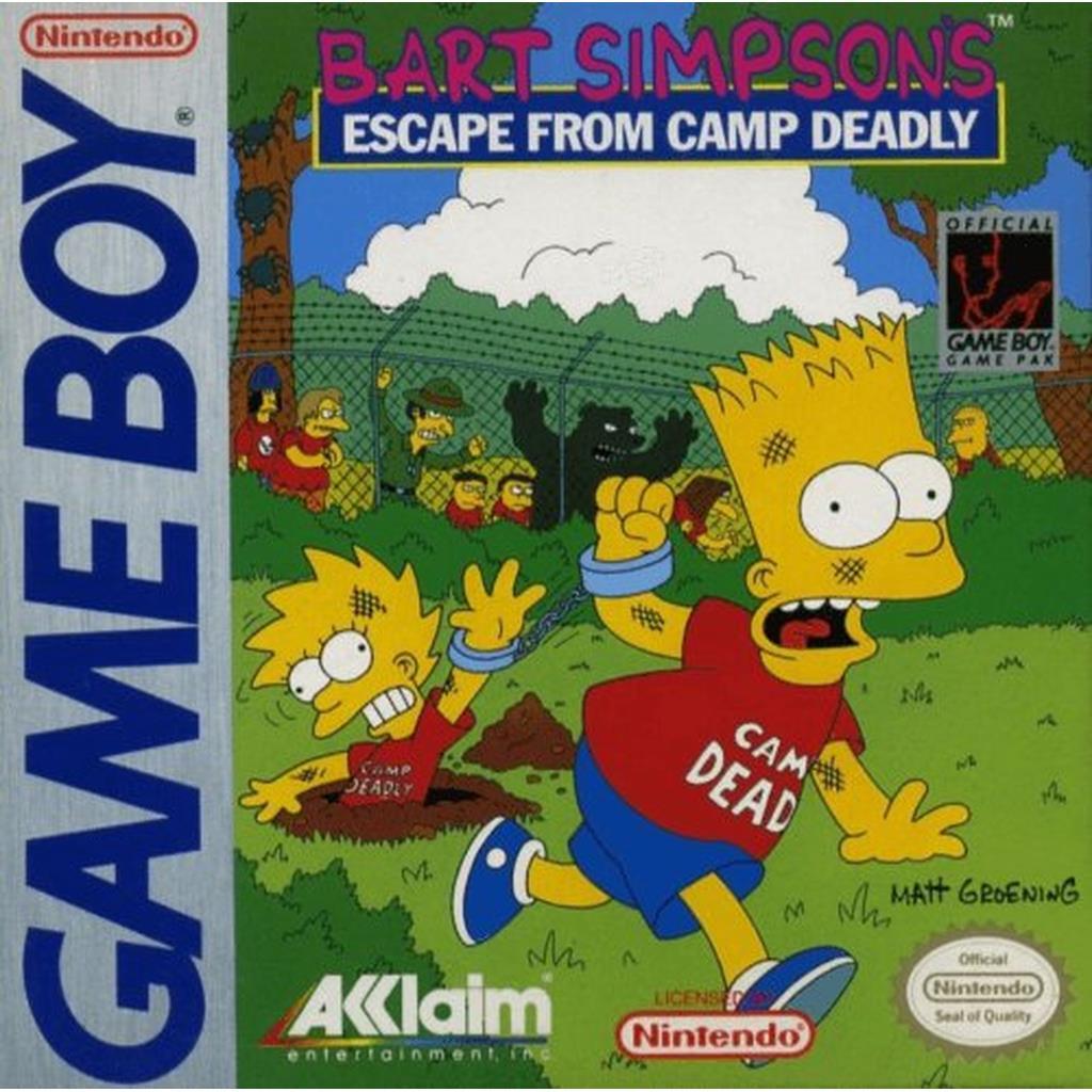 Nintendo Game Boy - Bart Simpson's Escape From Camp Deadly