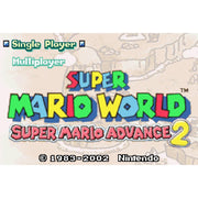 Nintendo Game Boy Advance - Super Mario World: Super Mario Advance 2