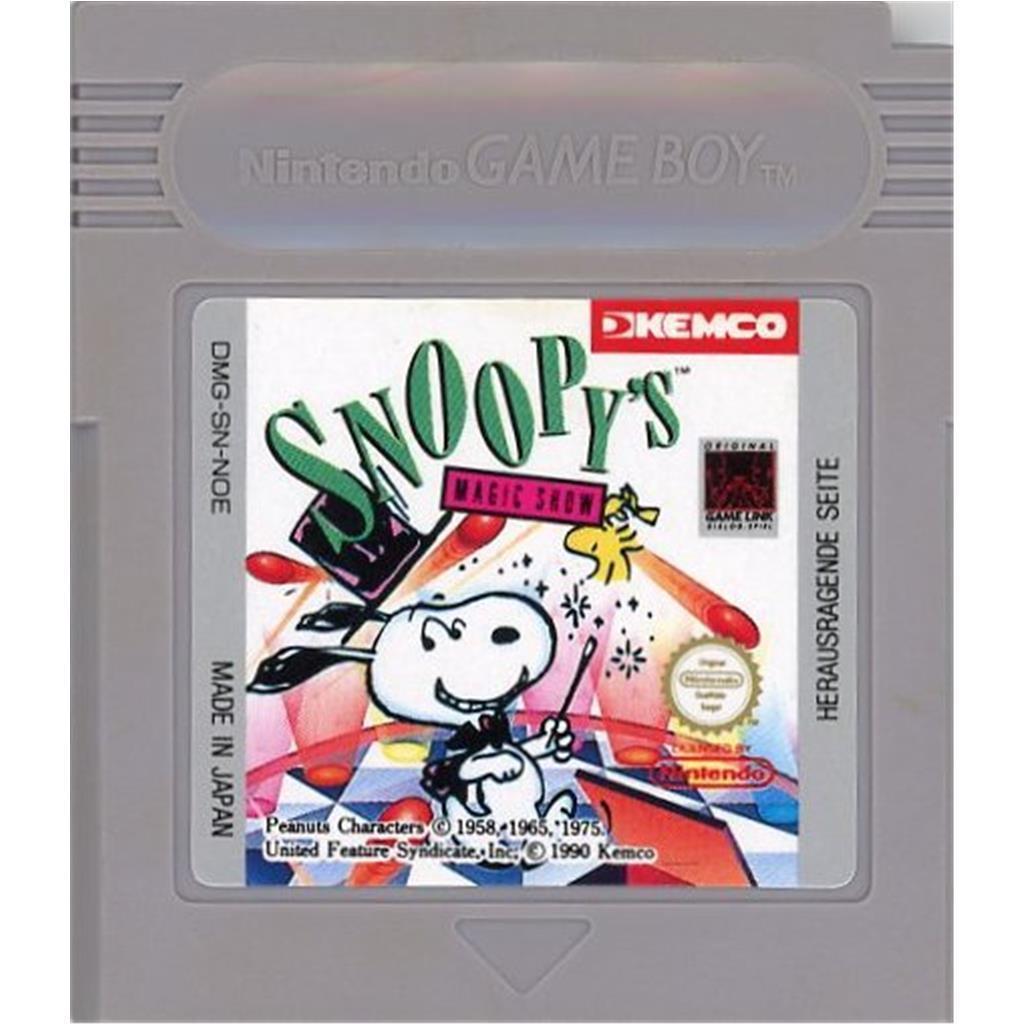 Nintendo Game Boy - Snoopy's Magic Show