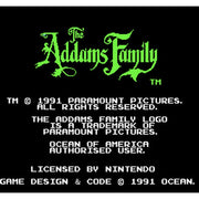 Nintendo Entertainment System - The Addams Family