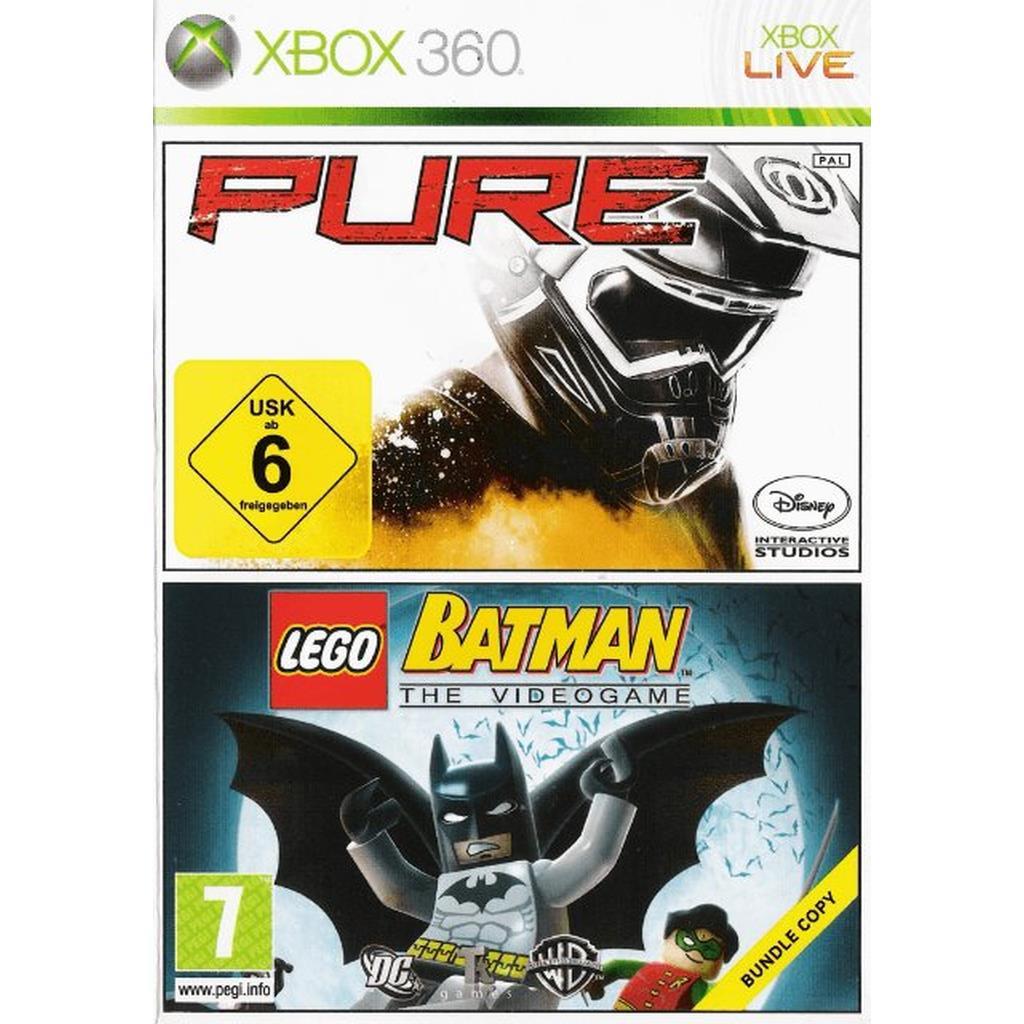 Microsoft Xbox 360 - Pure / LEGO Batman: The Videogame: Bundle Copy