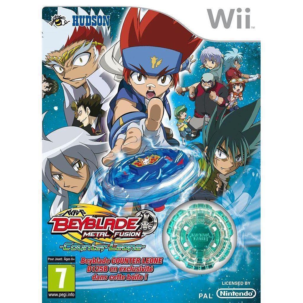 Nintendo Wii - Beyblade: Metal Fusion - Counter Leone FR Version