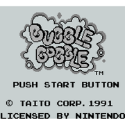 Nintendo Game Boy - Bubble Bobble