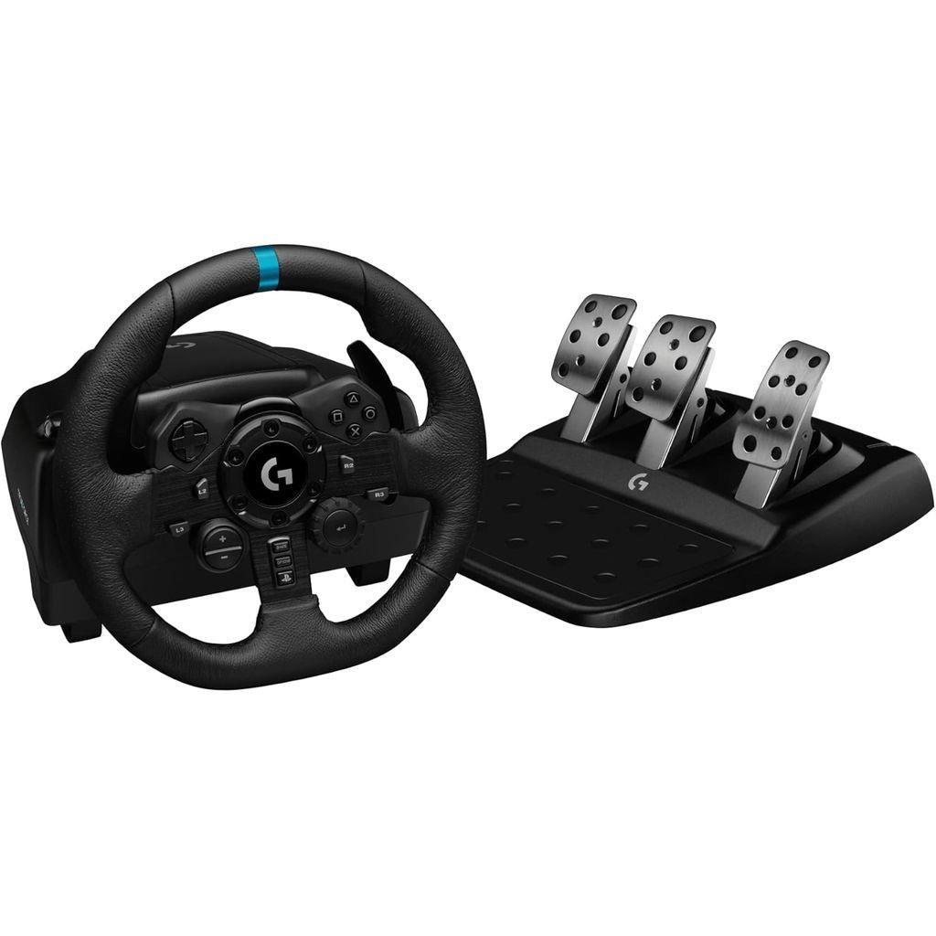 Logitech G923 TRUEFORCE Gaming Rennlenkrad mit Pedalen für PS4 / PS5 / PC