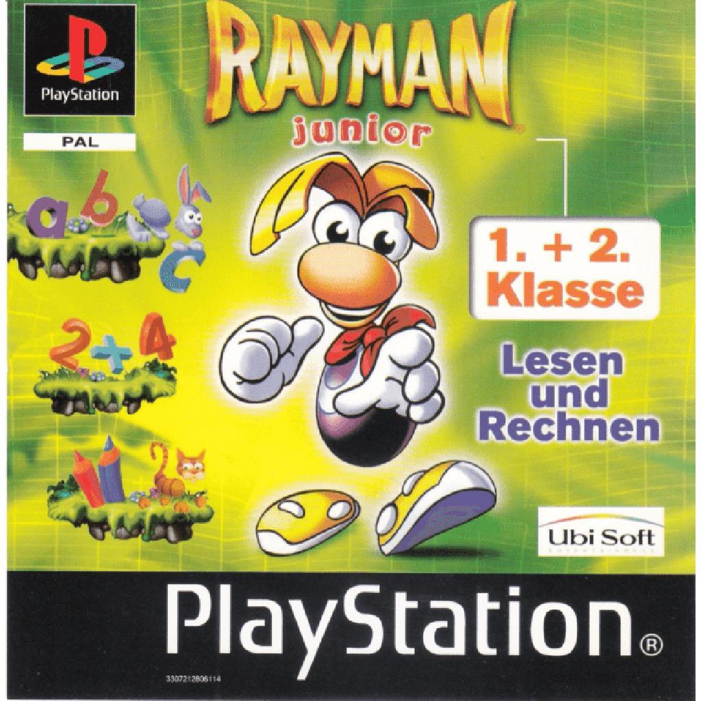 Sony PlayStation 1 - Rayman Junior 1. + 2. Klasse Lesen und Rechnen ohne Cover