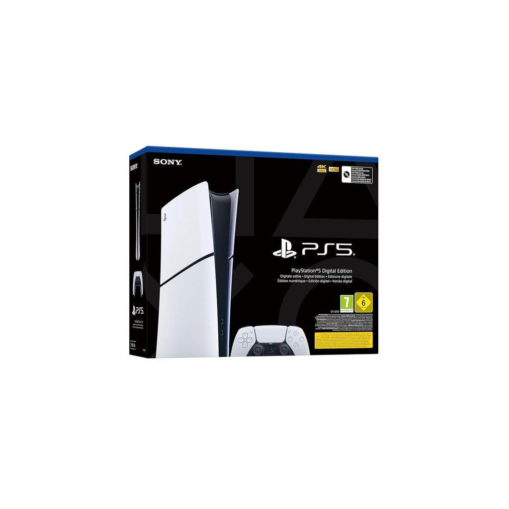 Sony PlayStation 5 Slim - Digital Version - 1TB - CFI-2016 - 1 Controller - Weiß