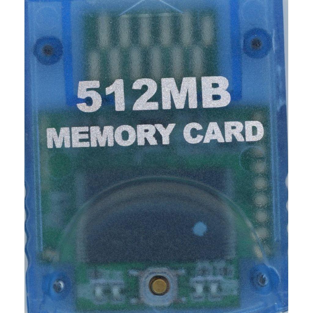 Nintendo GameCube - Memory Card 512MB - Blau