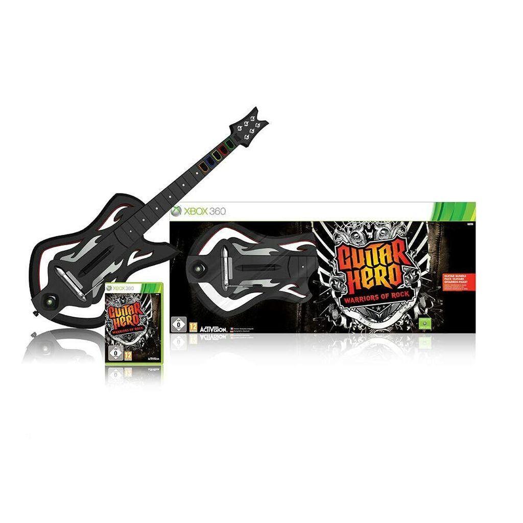 Microsoft Xbox 360 - Guitar Hero: Warriors of Rock - Gitarren Bundle mit OVP