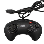 Sega Mega Drive - Original 3-Button Controller Pad No. 1650-50 - Schwarz
