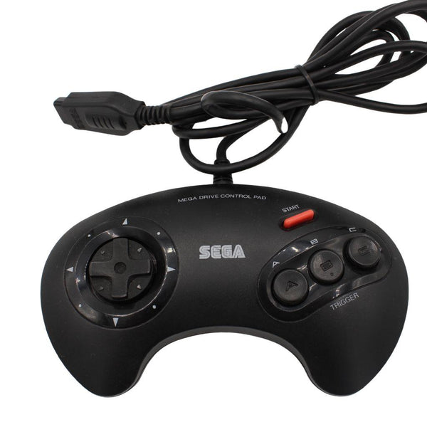 Sega Mega Drive - Original 3-Button Controller Pad No. 1650-50 - Schwarz