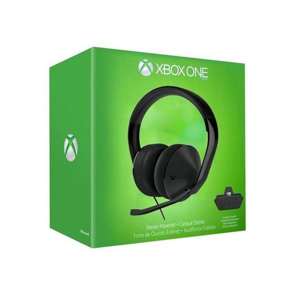 Microsoft Xbox One - Original Stereo Headset - mit Adapter - Schwarz
