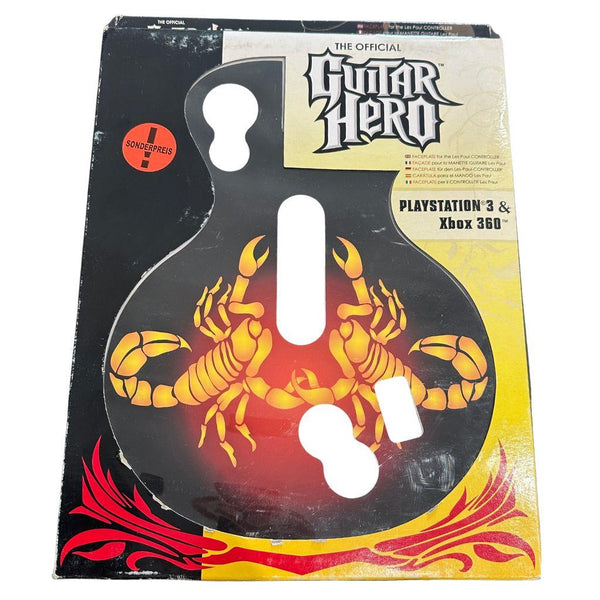 Guitar Hero - Gold Scorpion Faceplate Cover für Les Paul Gitarre - Neu