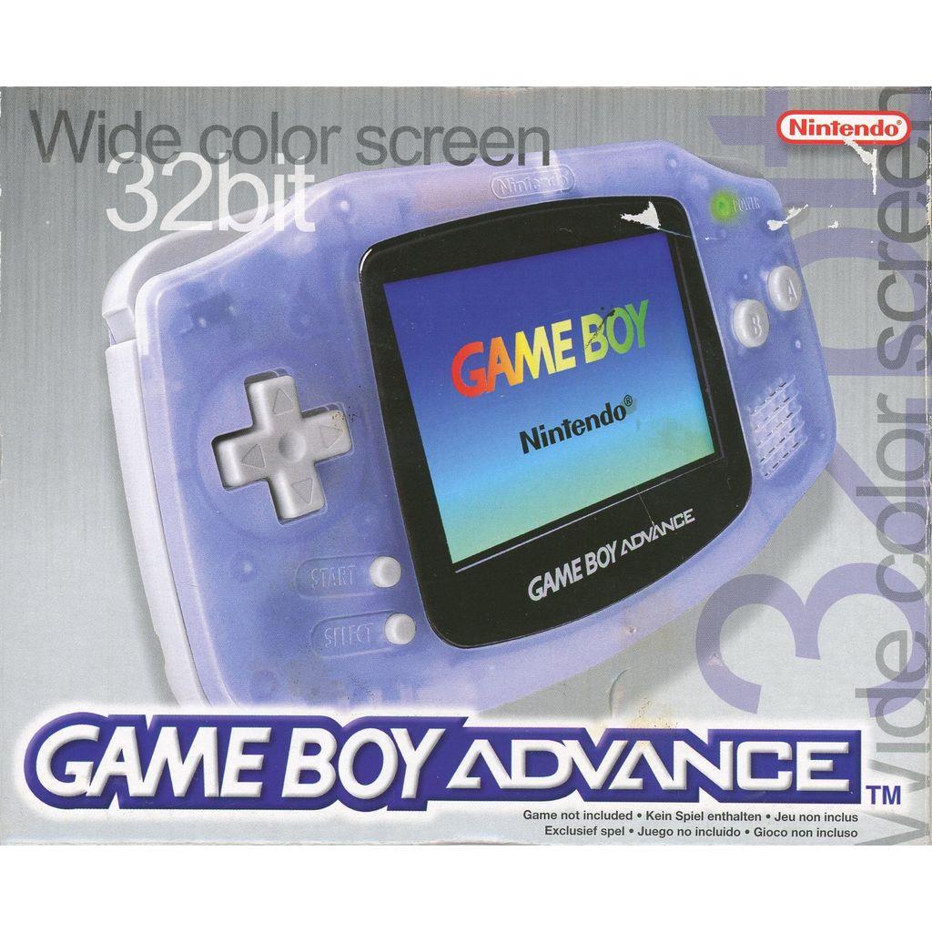 Nintendo Game Boy Advance - Konsole Handheld - Glacier / Clear Blue - mit OVP
