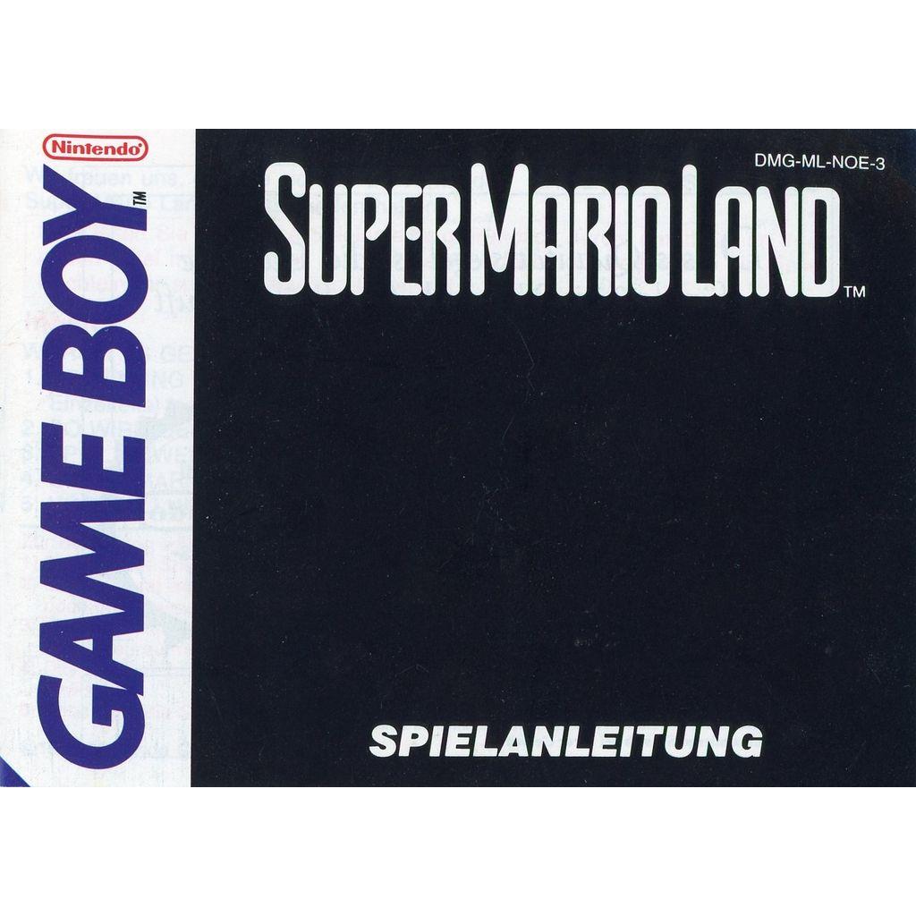 Nintendo Game Boy - Super Mario Land - Anleitung