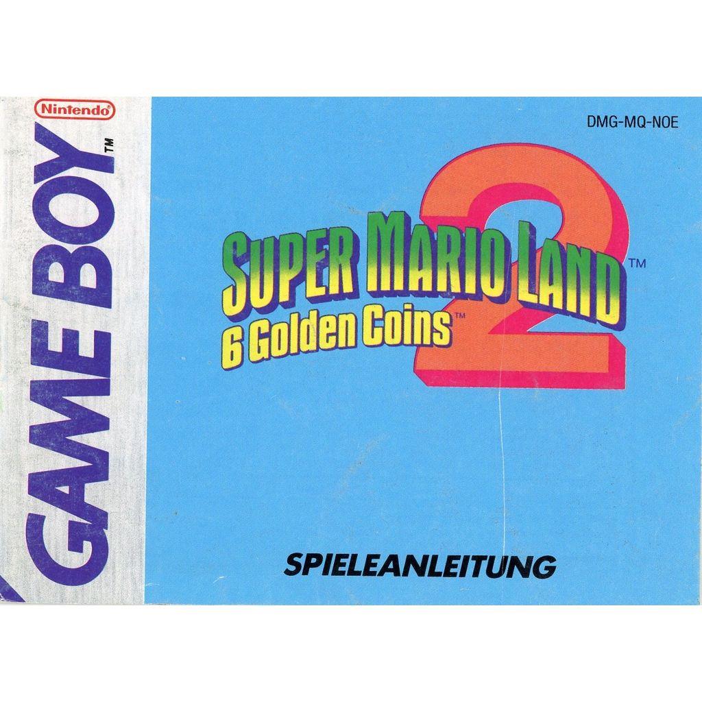 Nintendo Game Boy - Super Mario Land 2: Golden Coins - Anleitung
