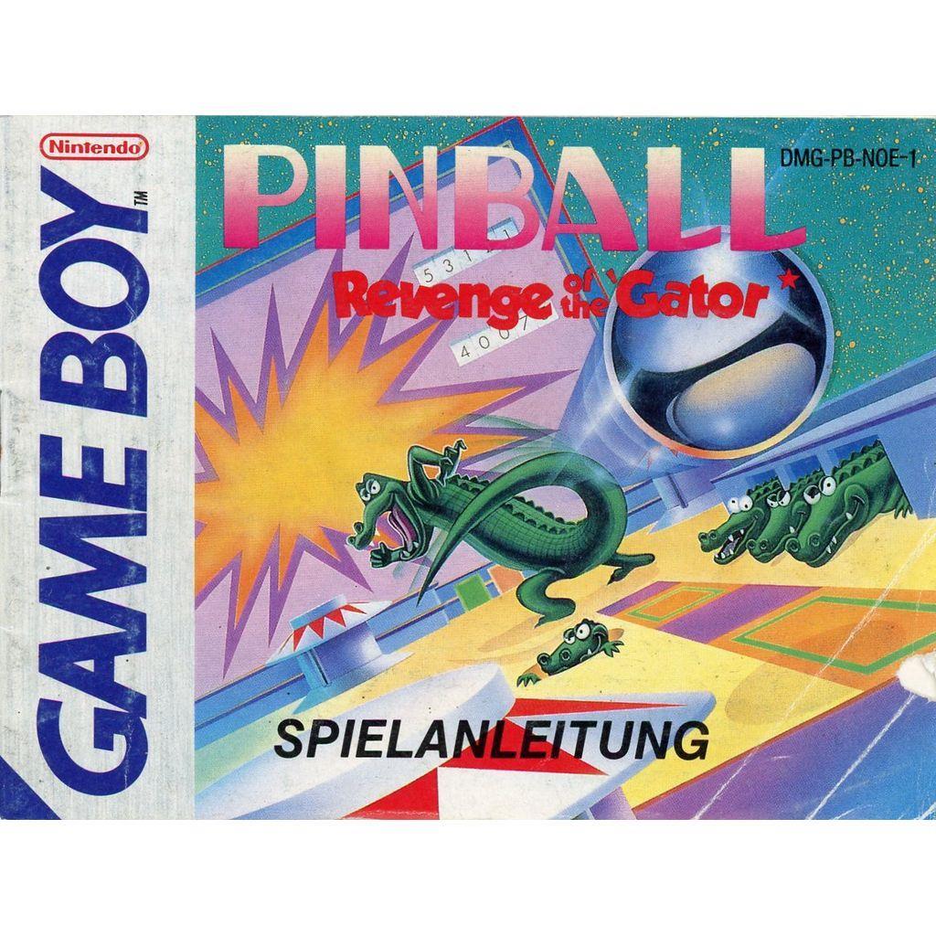 Nintendo Game Boy - Pinball: Revenge of the Gator - Anleitung