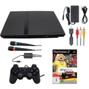 Sony PlayStation 2 Slim - Konsole - SingStar Rock-Pop Vol. 2 Bundle - mit OVP