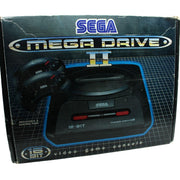 Sega Mega Drive 2 - Konsole - alle Kabel - Schwarz - mit 2 Controller und OVP