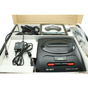 Sega Mega Drive 2 - Konsole - alle Kabel - Schwarz - mit 2 Controller und OVP