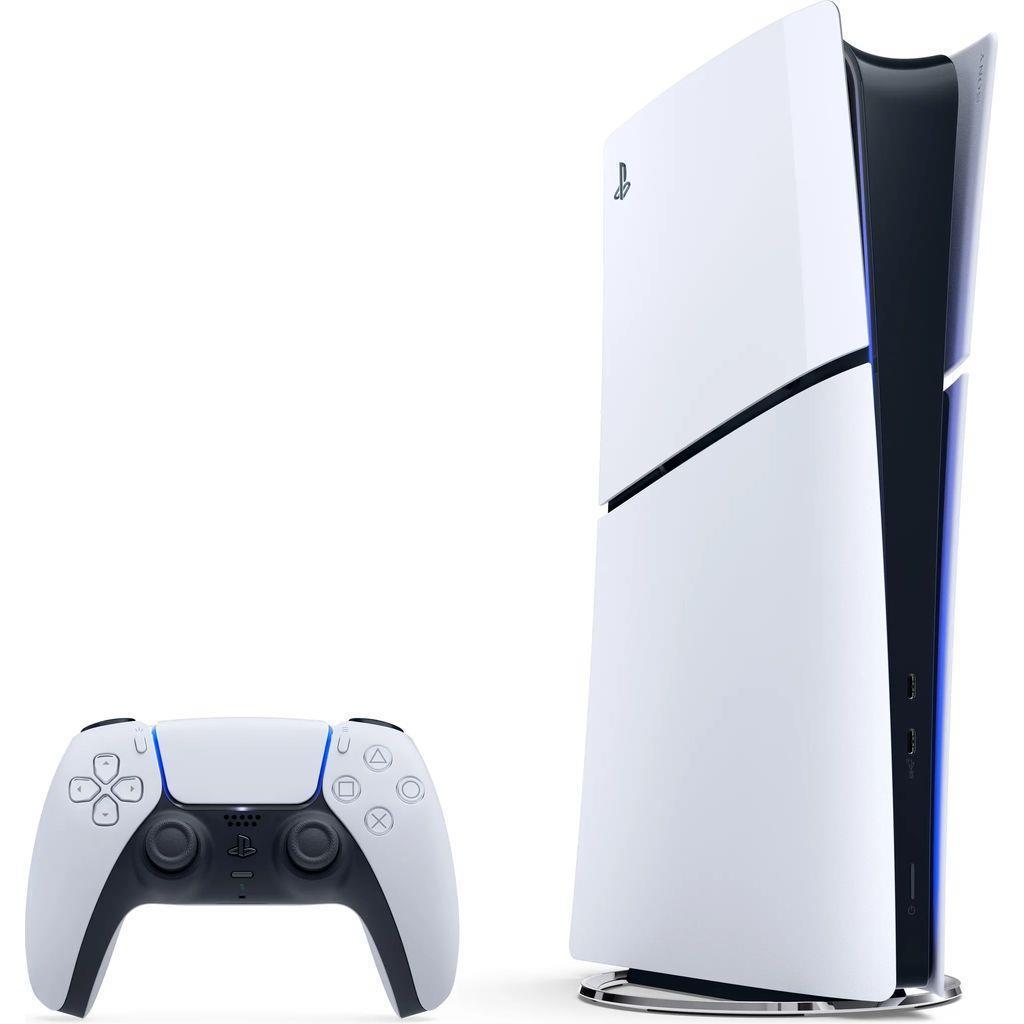 Sony PlayStation 5 Slim - Digital Version - 825GB - 1 Controller - Weiß