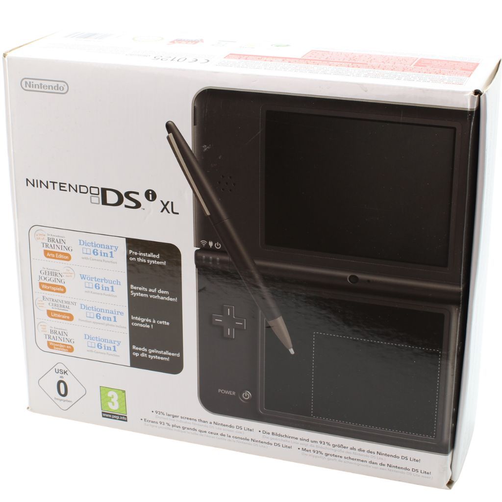 Nintendo DSi XL - Konsole Handheld - mit Ladekabel - Dunkelbraun - mit OVP