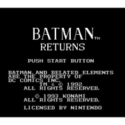 Nintendo Entertainment System - Batman Returns