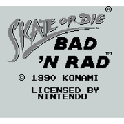 Nintendo Game Boy - Skate or Die: Bad 'N Rad