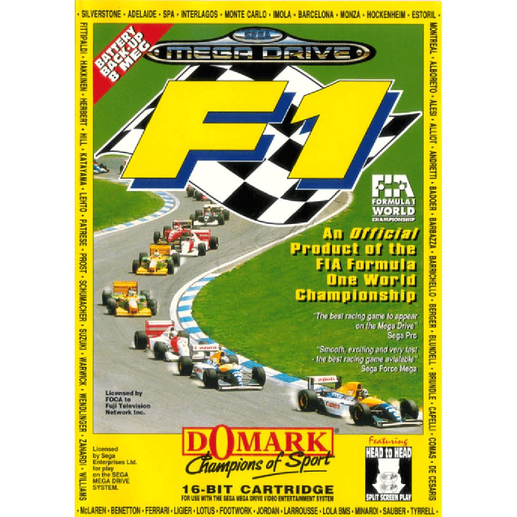 Sega Mega Drive - F1