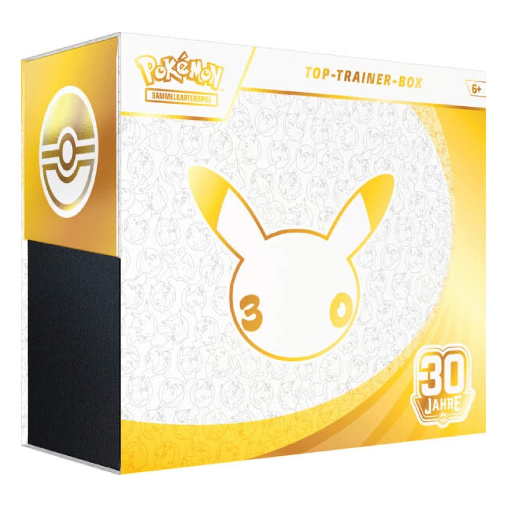 Pokémon 30 Jahre Top-Trainer-Box, deutsche Vorderansicht