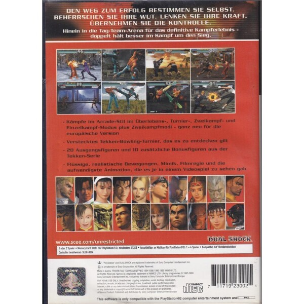 Sony PlayStation 2 - Tekken Tag Tournament - mit OVP
