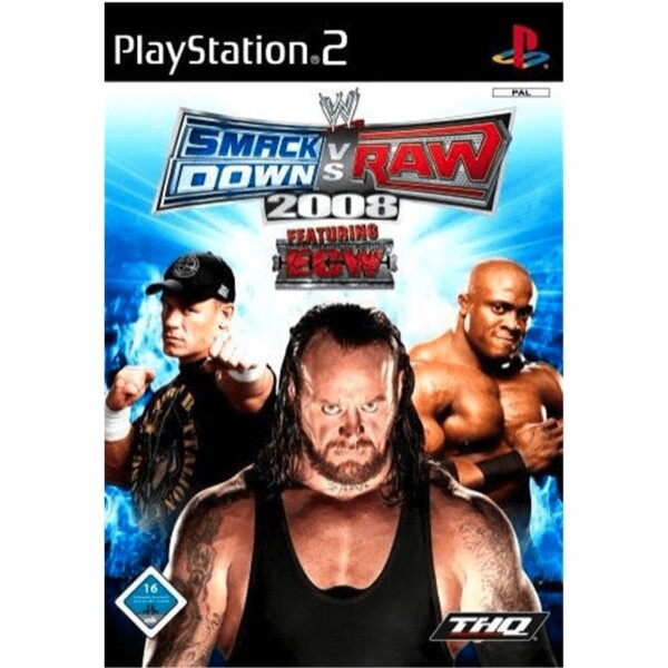 PS2 PlayStation 2 - WWE SmackDown vs. Raw 2008 - mit OVP