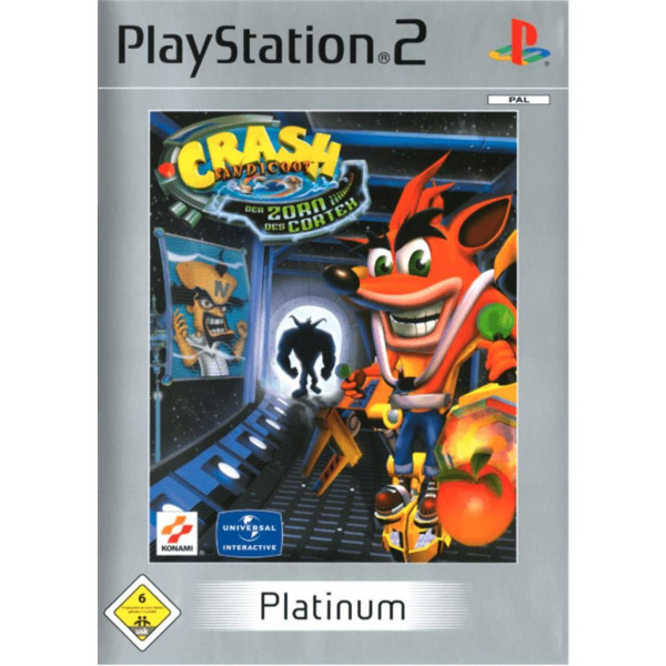 PS2 PlayStation 2 - Crash Bandicoot: Der Zorn des Cortex Platinum - mit OVP