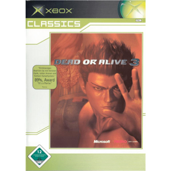 Xbox - Dead or Alive 3 Classics - mit OVP
