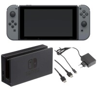 Nintendo Switch Konsole V2 - Grau - mit Dock und allen...