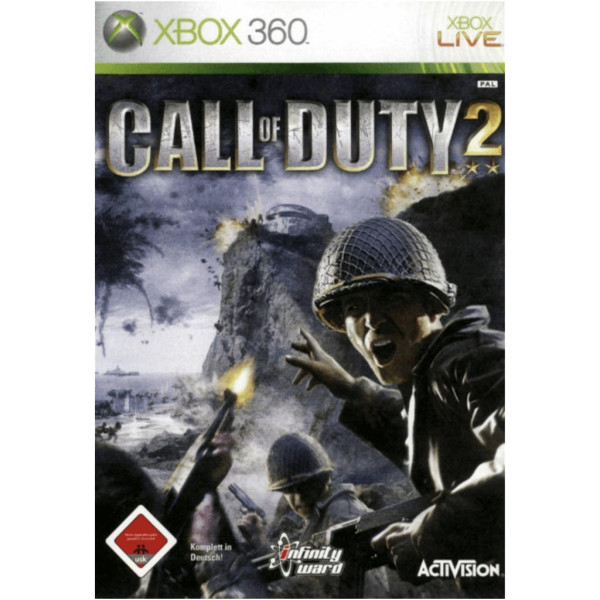 Xbox 360 - Call of Duty 2 - nur CD