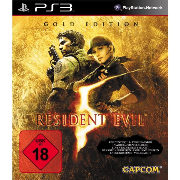 PS3 PlayStation 3 - Resident Evil 5 Gold Edition - mit OVP