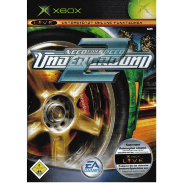 Microsoft Xbox - Need for Speed: Underground 2 - mit OVP