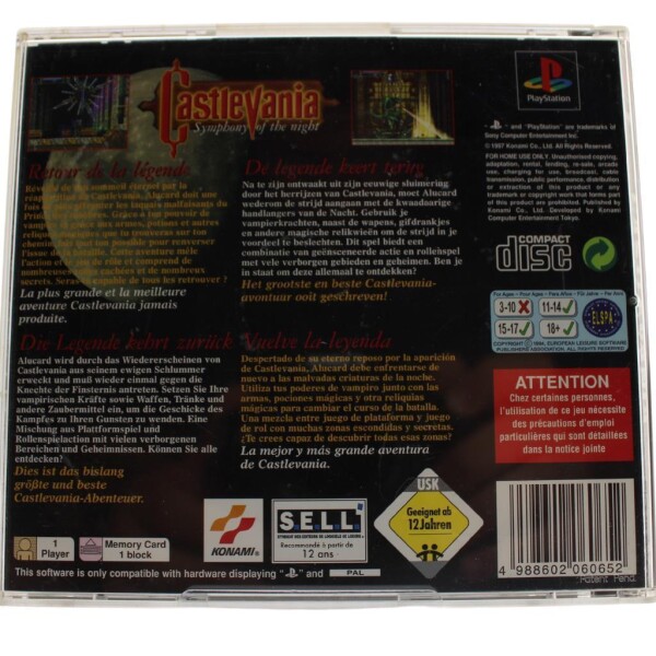 Sony PlayStation 1 - Castlevania: Symphony of the Night - mit OVP